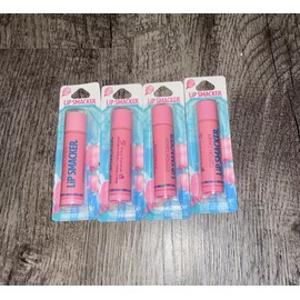 Lot 4 Lip Smacker Cotton Candy Lip Balm Moisturizer 0.14 oz Each In Retail Packs