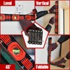 N&S Juvyig Multi-Function Foldable Level Tool - Multi-Angle Measuring Woodworking