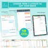 Decorably Daily Planner Pad Detailed - 52 Daily Planner Sheets,