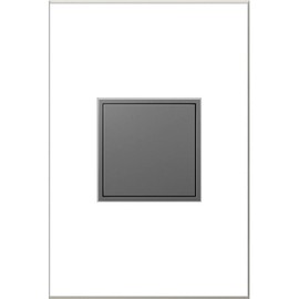 Legrand adorne 20Amp 1-Gang Pop-Out Outlet in Magnesium, ARPTR201GM2