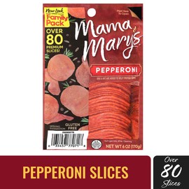 Mama Mary's Gourmet Pepperoni 6 oz (Pack of 3)