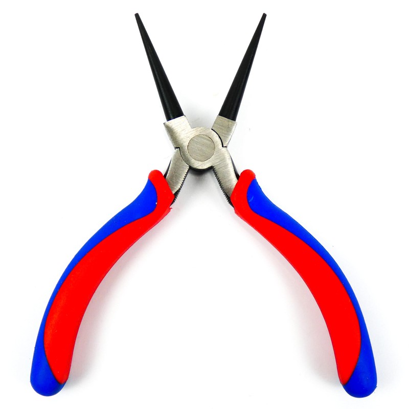 INGDAUM® Round Nose Pliers 160 mm with 2 Component Handles