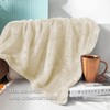 Exclusivo Mezcla Fuzzy Fleece Throw Blanket, 127x178 CM Large Sofa
