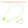 sourcing map 140Pcs Nylon Hang Tag String 6.7Inch Snap Lock