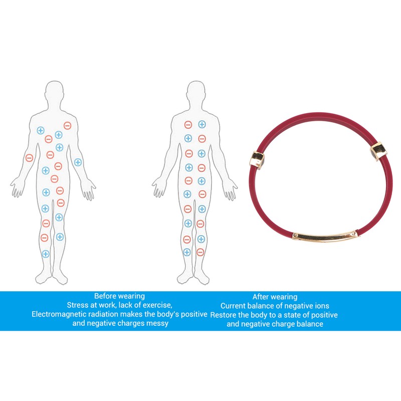 Silicone Bracelet Static Prevention Wrist Straps Band Eliminate Body Static