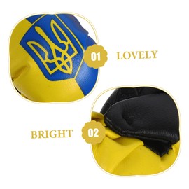 Cabilock Ukrainian Flag Boxing Gloves Keychain Sports Accessory Car Ornament Boxing Party Home Decor
