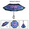 MRTLLOA Double Layer Inverted Umbrella with C-Shaped Handle, Anti-UV Waterproof