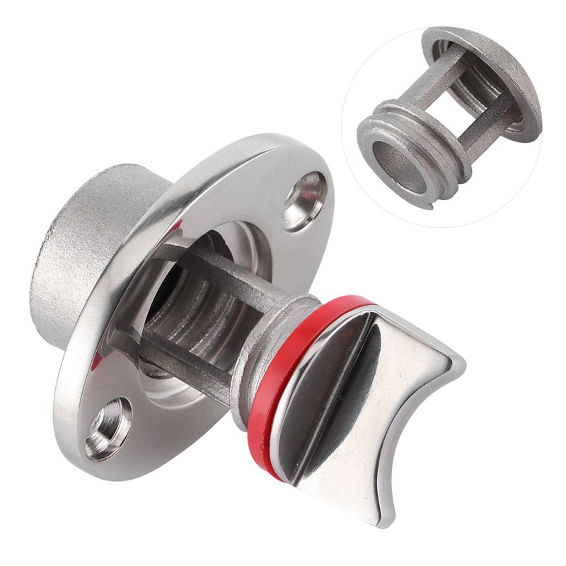 Marine Polished Garboard Drain Plug Fits Hole Screw Thread Corrosion