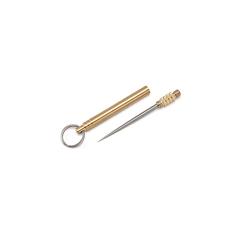 W.SWAN Cigar Draw Enhancer Tool Cigar Needle of Punch(Color:Gold1)