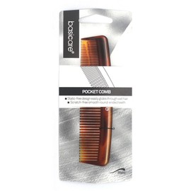 Basicare Tortoise Shell Effect Pocket Comb 12.5 cm