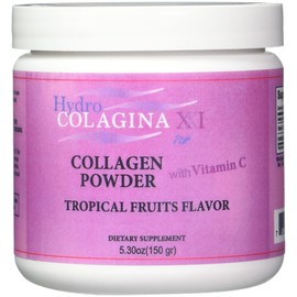 NEW Hidro Colagina Xxi, Hidrolized Collagen Powder with Vitamin C, Colageina 10 by HydroCOLAGINA XXI