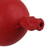 RDEXP 72x52x126mm Labware Red Rubber Pipette Filler Bulb with Three