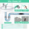 Drain Clog Remover Tool – 30”Anti-break Steel Sink Snake Hair
