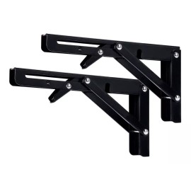 EGTMA Kit De Soportes Para Repisas Blindados De 12 Pulgadas