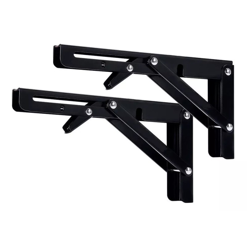 EGTMA Kit De Soportes Para Repisas Blindados De 12 Pulgadas