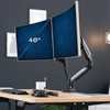 VIVO Premium Aluminum Heavy Duty Dual Monitor Arm for Ultrawide