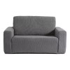 Vianney Cubre Sala Ajustable Niza Gris Elastico Stretch 3 Piezas