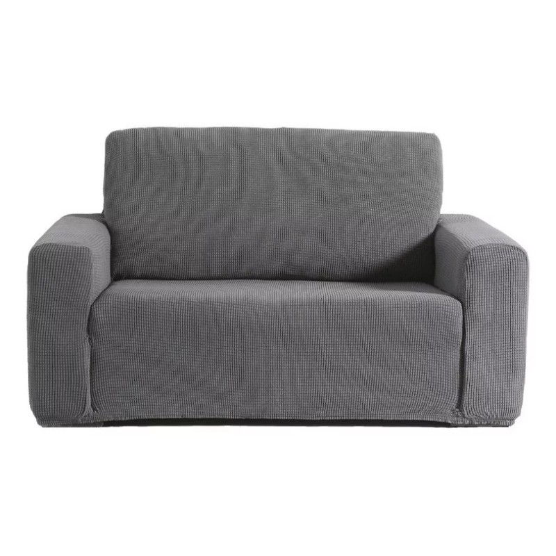 Vianney Cubre Sala Ajustable Niza Gris Elastico Stretch 3 Piezas