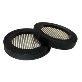 SISI UK Inlet Hose Filter Mesh Washers 3/4" Universal Tap Connector (24mm OD x 16mm ID x 3.7mm) Inlet Hose Filter for Washing Machines & Dishwashers Pack of 2