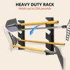 CZWL&HG Garage Tool Organizer Wall Mount – Heavy-Duty Solid Steel