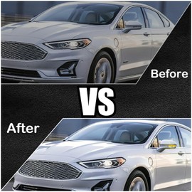 KEEGTBOX Smoke Sequential LED Side Rear Mirror Light Compatible with Ford Fusion (Mondeo) 2013-2020 Towing Mirror Turn Signal Indicator Lamp 2pcs