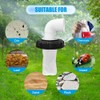mizikuu 90° IBC Lid Filter, 163 mm Nylon Rainwater Filter,