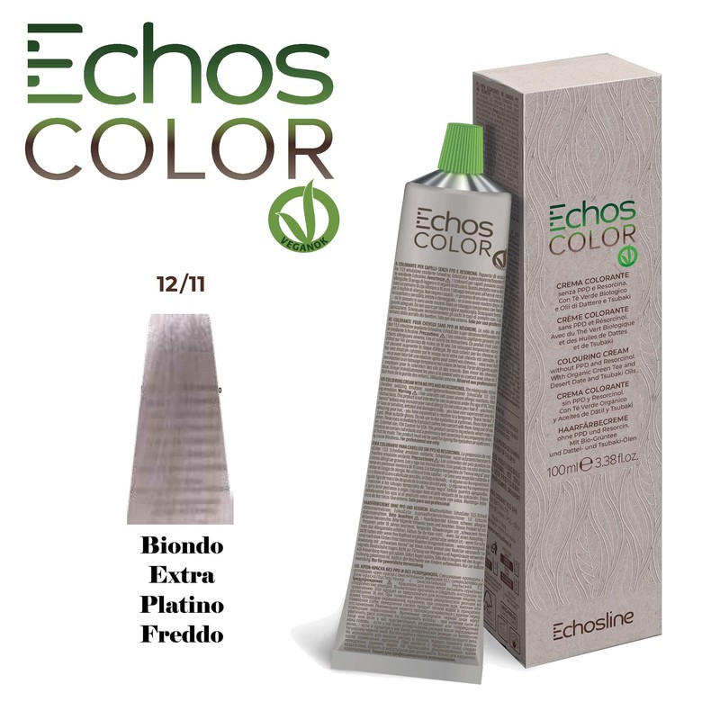 Echos Colour - 12.11 Extra Platinum Blonde Cold - Colouring