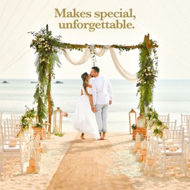 Burloptuous Burloptuous 40" x15 Feet Gardening Burlap Roll - Multipurpose Natural Burlap Fabric, High Density Jute Fiber Material for Decorations, Center Pieces for Home, Rustic Party Dcor