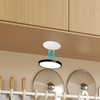 MaxDovYen Circular Under Cabinet Light Magnets 4PCS, Magnetic Strips with