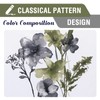 H.VERSAILTEX 100% Blackout Curtains for Bedroom Cattleya Floral Printed Drapes