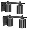 JUGREAT Gate Roller Guide,2"Slide Gate Guide Roller with L-Bracket,Universal Adjustable