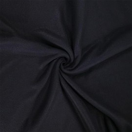 Fleece Fabric by The Yard | Half Yard 18” X 60" Inch Wide | Soft Anti-Pill Polar Fleece Fabric | Fleece Material Blanket, Throw, Poncho, Pillow Cover, Booties - Black Fleece by The Yard