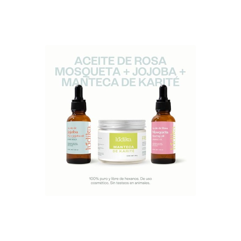 L?dika, Kit Rosa Mosqueta 50 Ml - Jojoba 50 Ml