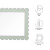 Modway Emmeline Wall Mirror in Sage