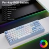 OOCTPK Chilkey ND TKL Aluminum Mechanical Keyboard, 87 Keys Tenkeyless