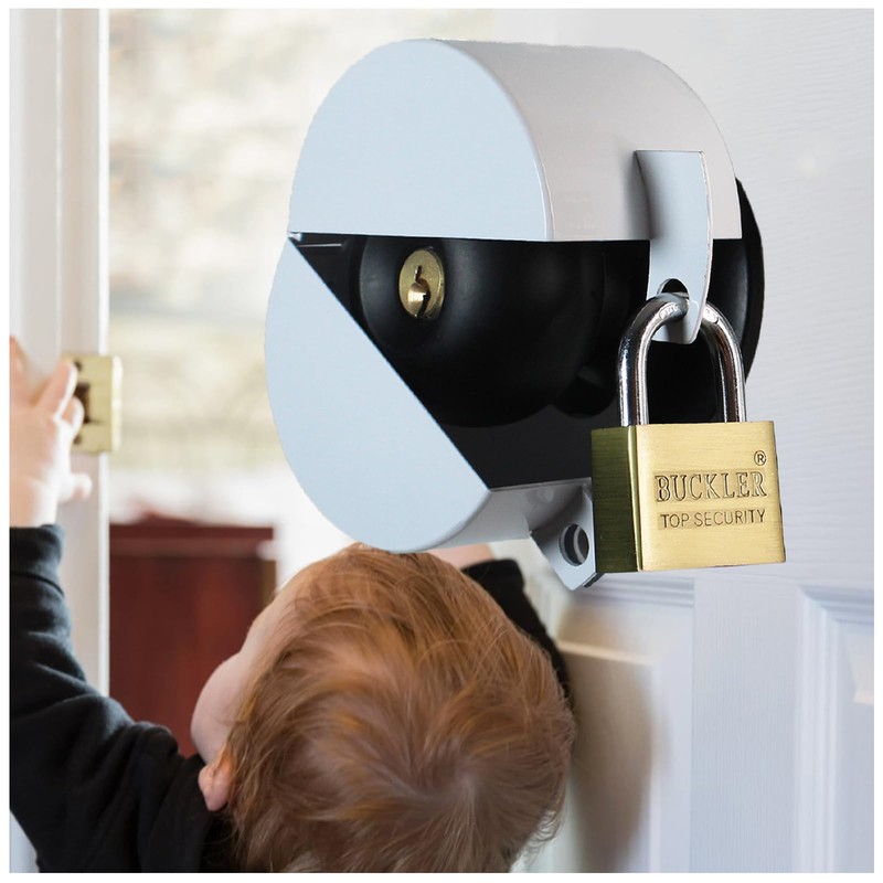 Posnaland Door Handle Iock Cover Iock, Door Knob Lockout Device,