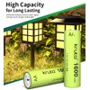 Kruta Ni-MH AA Rechargeable Batteries, Double A 1600mAh High Capacity