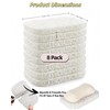 8 Pack Soap Saver Pads,Self Draining Soap Holder Pad for