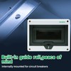 DEWIN Surface-Mounted Distribution Box, IP65 Waterproof, Outdoor Fuse Box, Surface-Mounted,