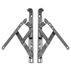 uPVC Universal Window Hinge Double Glazing Friction Stay PVC 17mm Stack 8 inch Universally Handed Ferretic Stainless Steel Grade 430