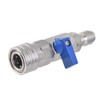 Elqater 1 PCS High Pressure Washer Ball Valve Kit 3/8