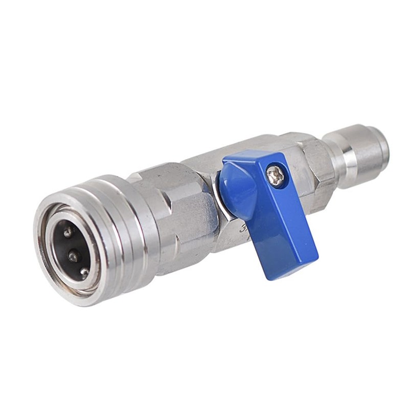 Elqater 1 PCS High Pressure Washer Ball Valve Kit 3/8