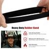 ERETOW Firefighter Helmet Bands, Heavy Duty Rubber Helmet Strap for