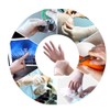 Disposable Vinyl Gloves, Clear Disposable Gloves, Powder Free, Latex Free