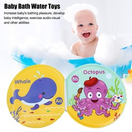 Yosoo Juguete de baño de bebé Ropa de baño Prueba de desgarro Juguete de Ducha Infantil Juguetes de educación temprana para el baño (Mar)