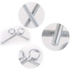 Liujiami M3 M5 Eye Bolt - White Zinc Carbon Steel