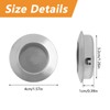 MOROBOR 8 Pack Round Sliding Closet Door Handles, Flush Pull