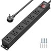 CRST 6 Socket Heavy Duty Power Outlet with Surge Protector,