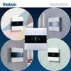 Theben 4969238 iON 108 KNX Room Controller with Integrated Temperature