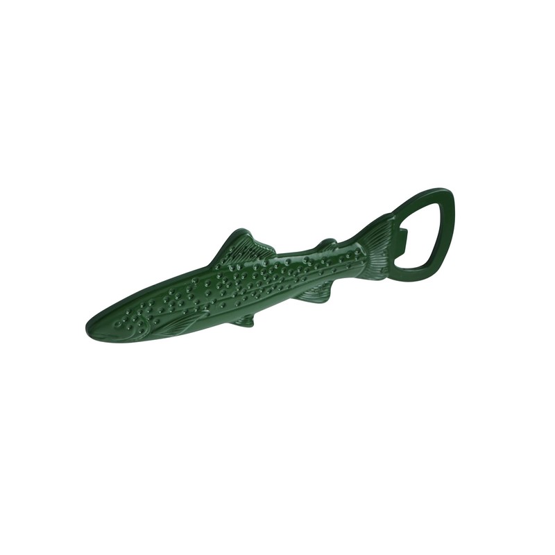 CGB Giftware | Reel Fly Fishing Co. Green Fish Bottle